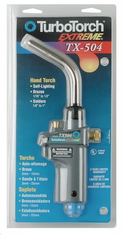 Victor TX504 Torch Head Swirl, MAP-Pro/LP Gas, Self Lighting (0386-1293)