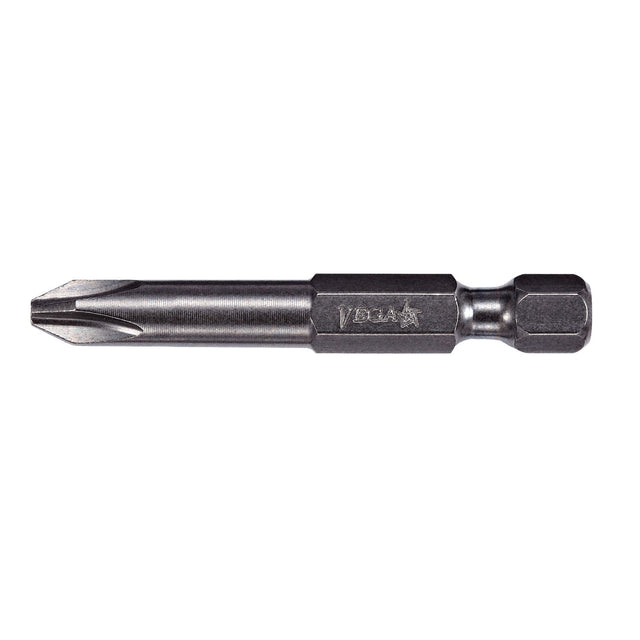Vega 843854-00312 Number 3 Phillips Power Driver Bit with 1 4" Hex Shank 2" Length
