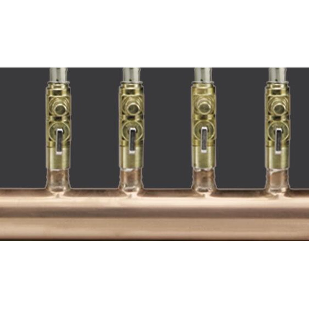 Viega 17204 (2834.9US) Type L Copper Manifold 12 Outlet 45 GPM (1 Each) - 2