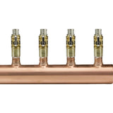 Viega 17222 (2834.8US) Type L Copper Manifold with 12 Outlets 1 1/2 in. Sweat Inlet x 3/4 in. PureFlow Press Outlets (1 Each)