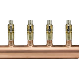 Viega 17222 (2834.8US) Type L Copper Manifold with 12 Outlets 1 1/2 in. Sweat Inlet x 3/4 in. PureFlow Press Outlets (1 Each)