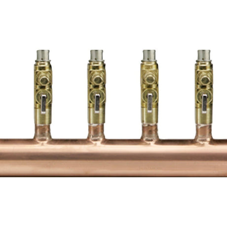 Viega 17223 (2834.9US) 12 Outlet Type L Copper Manifold 1 1/2 in Inlet 5/8 in Outlets (1 Each)