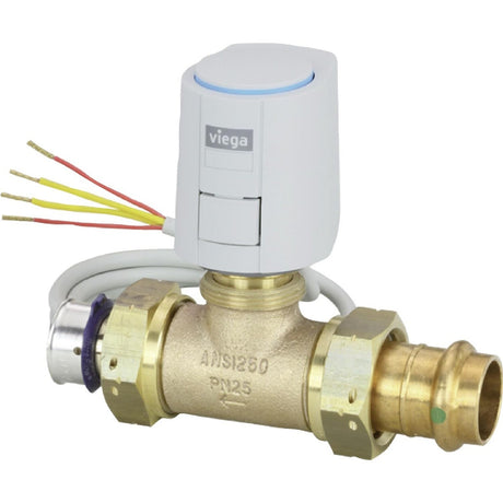 Viega 17234 (2837.3US) 3/4 in x 3/4 in Bronze Press Zone Valve for Heating and Cooling (1 Each)