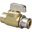 Viega 17262 (2834.6US) 3/4 in. Brass Shutoff Valve for Copper Manifolds Press Connection (1 Each)