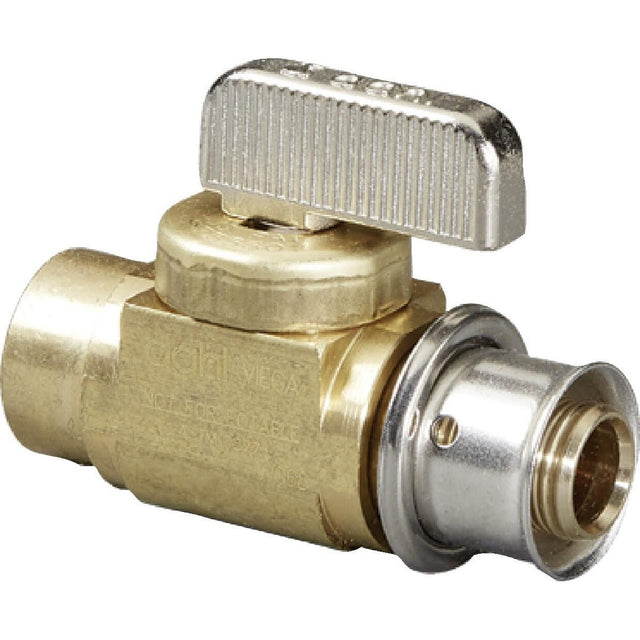 Viega 17262 (2834.6US) 3/4 in. Brass Shutoff Valve for Copper Manifolds Press Connection (1 Each)