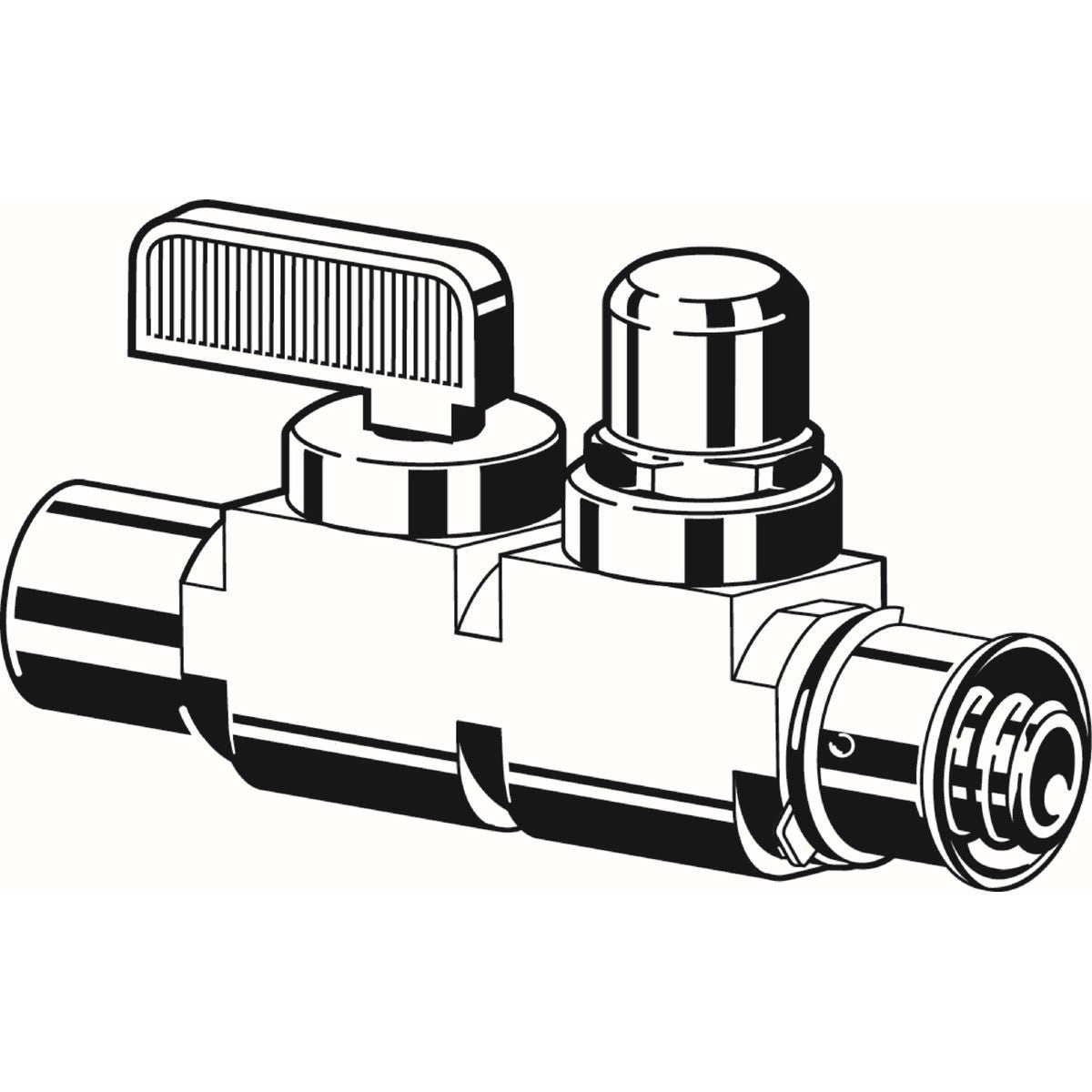 Viega 17265 (2834.7US) 3/4 in. Brass Shutoff Balancing Valve with Press Connection (1 Each) - 2