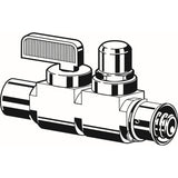 Viega 17265 (2834.7US) 3/4 in. Brass Shutoff Balancing Valve with Press Connection (1 Each) - 2