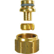 Viega 19009 (1022SV) 1/2 in Bronze Compression Adapter for Barrier PEX to SVC Manifolds (1 Each)
