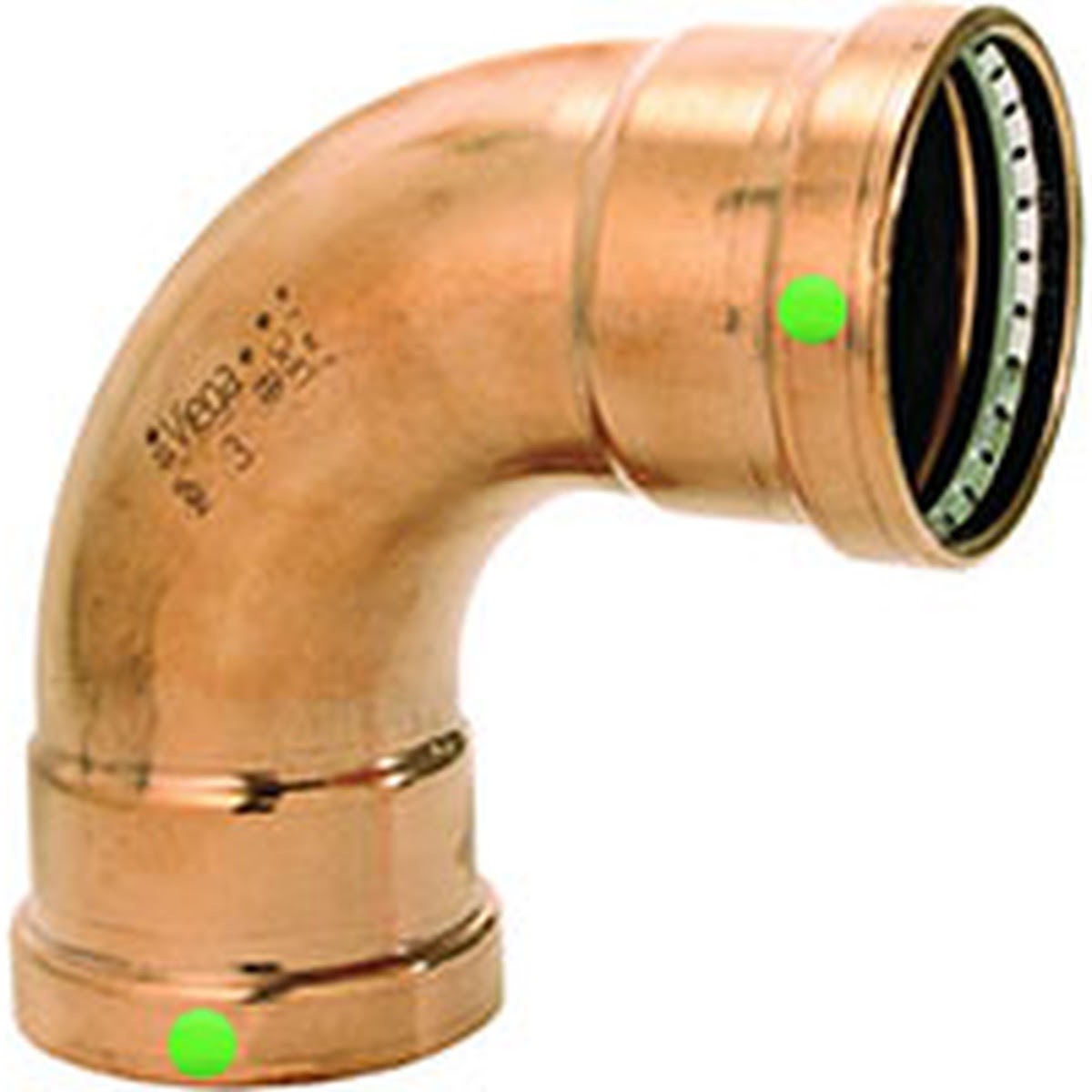 Viega 20633 (0916XL) 4 in. ProPress 90 Degree Copper Press x Press Elbow (1 Each)