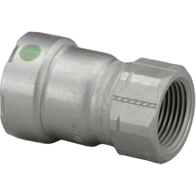 Viega 25130 (4812) 1/2 in Press x 1/2 in FPT MegaPress Adapter Carbon Steel Zinc-Nickel Coated (1 Each)