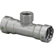 Viega 25440 (4817.2) MegaPress Tee 1-1/2 in. x 1-1/2 in. x 3/4 in. FPT Press Fitting (1 Each)