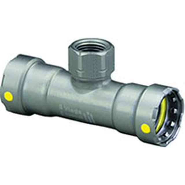 Viega 25481 (6617.2) MegaPressG Tee Press x Press x Female Pipe Thread 3/4 in. (1 Each)