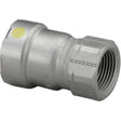 Viega 25626 (6612) MegaPressG 2 in Press x 1/2 in FPT Carbon Steel Adapter (1 Each)