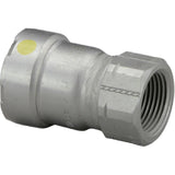 Viega 25641 (6612) MegaPressG Press x FPT Adapter 2 in. x 1-1/4 in. for Carbon Steel Pipe (1 Each)