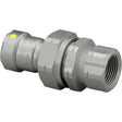 Viega 25671 (6662) MegaPressG Union 1-1/2 in Press x 1-1/2 in FPT Carbon Steel Zinc-Nickel Coated (1 Each)