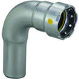 Viega 26071 (6616.1) MegaPressG 90 Degree Street Elbow FTG x Press 1-1/2 in Carbon Steel