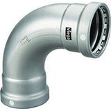 Viega 26510 (4816XL) 4 in. MegaPress FKM 90 Degree Press Elbow for Carbon Steel Pipe (1 Each)