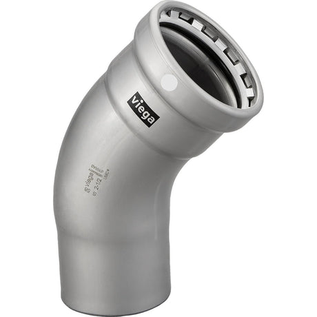 Viega 26550 (4826.1XL) 3 in. MegaPress FKM 45 Degree Street Elbow Press Fitting (1 Pack)