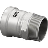 Viega 26645 (4811XL) MegaPress FKM 3 in Press x 3 in MPT Adapter Carbon Steel Zinc-Nickel Coated (1 Each)