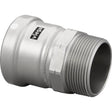 Viega 26650 (4811XL) MegaPress FKM 4 in. Press x 4 in. MPT Carbon Steel Adapter (1 Each)