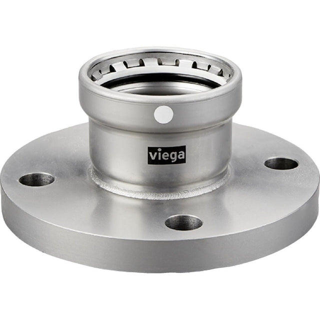Viega 26780 (4859.5XL) MegaPress FKM Class 150 Raised Face Press Flange for Carbon Steel Pipe (1 Each)