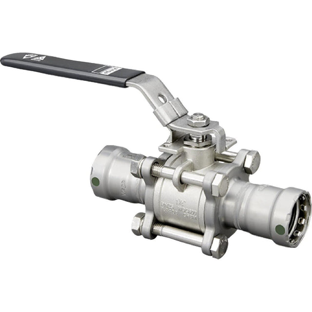 Viega 28504 (4875.8) MegaPress 1-1/2 in 3-Piece Press Ball Valve (1 Each)