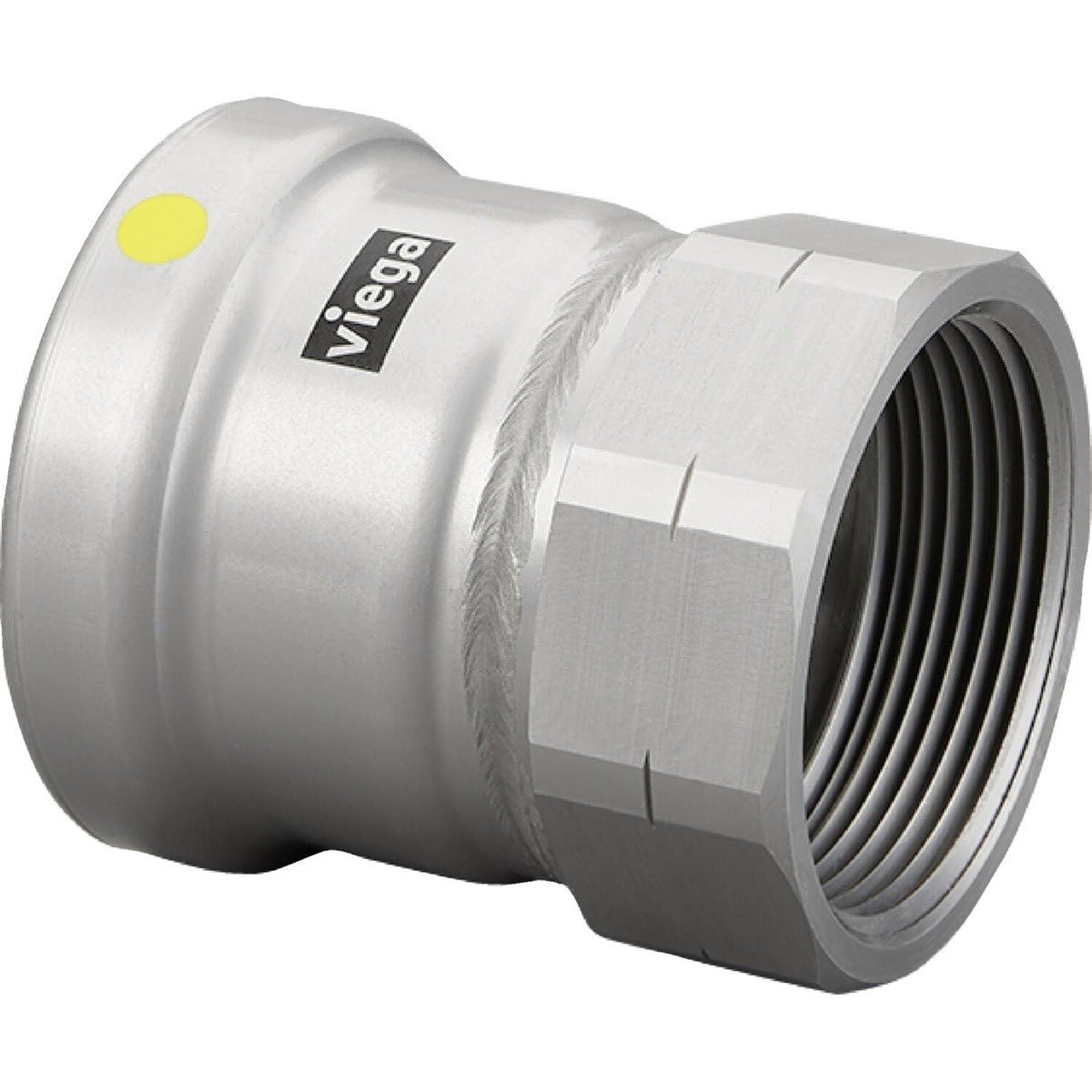 Viega 28765 (6612XL) 4 in Press x 4 in FPT MegaPressG Adapter for Carbon Steel Pipe (1 Each)