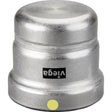 Viega 28860 (6656XL) MegaPress G 2 1/2 in. Press Cap for Carbon Steel Pipe (1 Each)