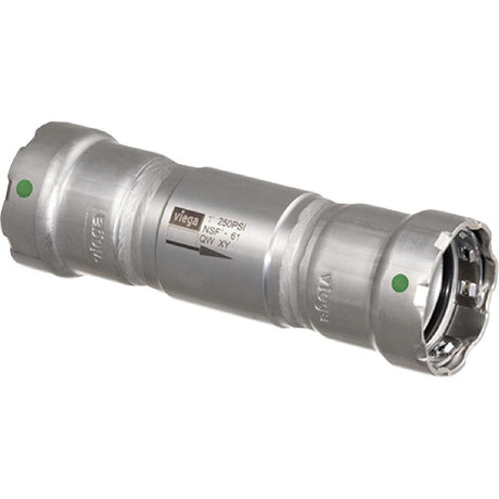 Viega 29050 (5174) MegaPress 316 1/2 in Stainless Steel Press x Press Inline Check Valve (1 Each)