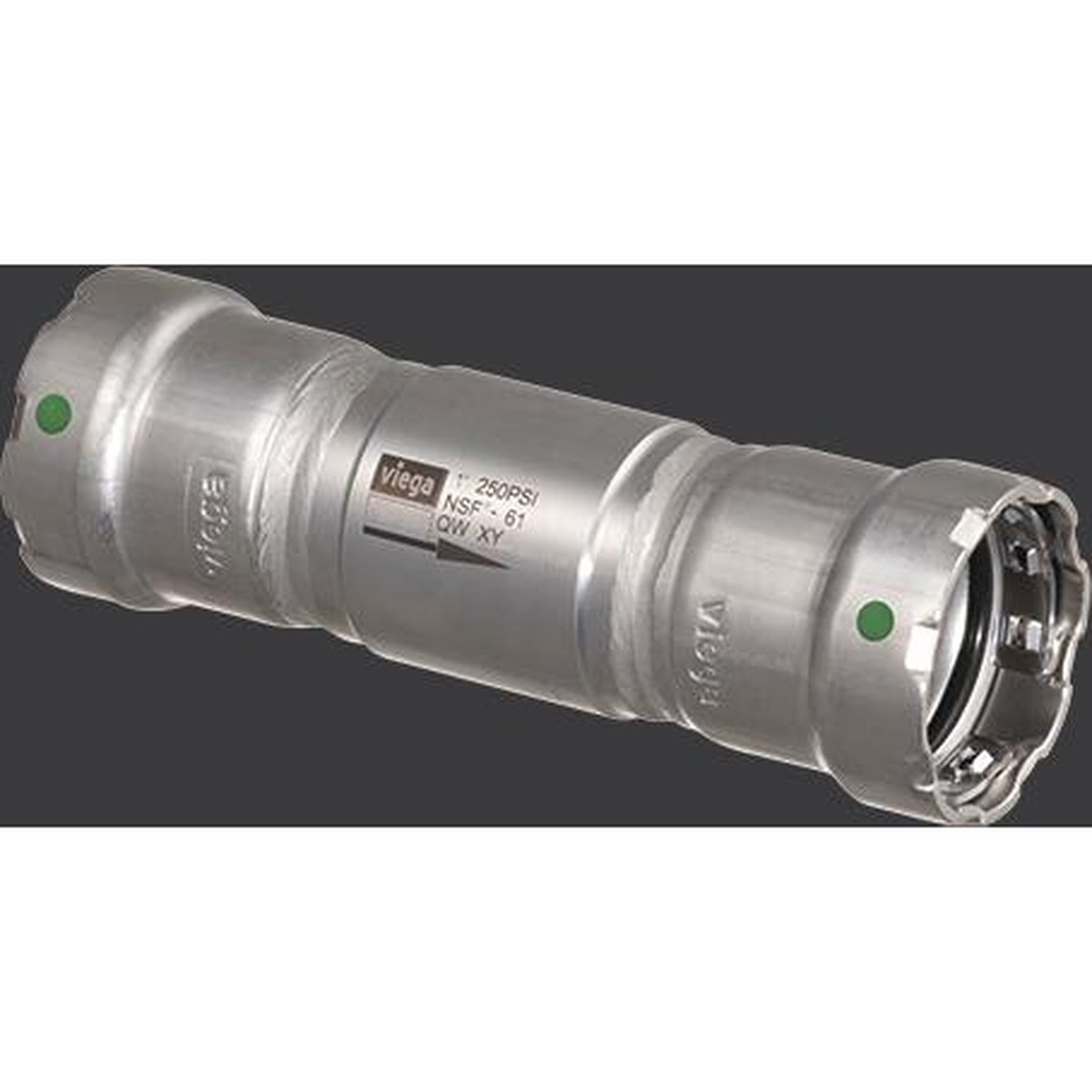 Viega 29070 (5174) MegaPress 316 1-1/2 in. Stainless Steel Press Inline Check Valve (1 Each) - 3