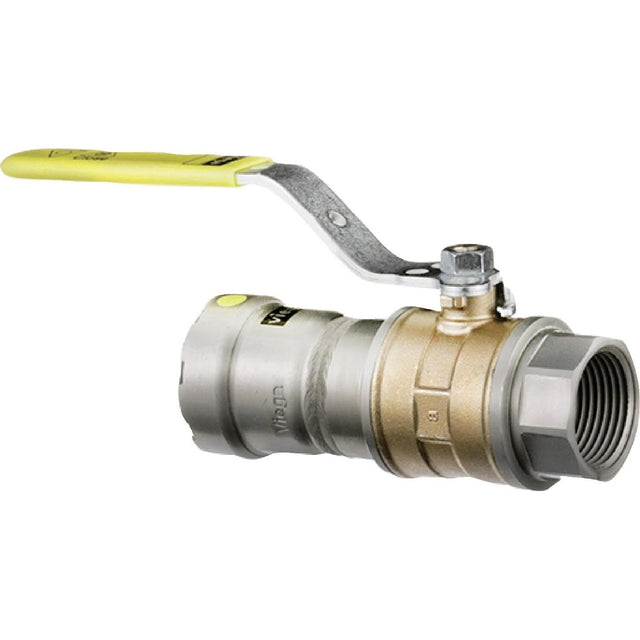 Viega 30630 (6675.1) MegaPressG 1/2 in Press x 1/2 in FPT Gas Ball Valve (1 Pack)