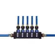 Viega 49033 (V5650) PureFlow MiniBloc Zoning Manifold 3 Port 1/2 in Press Connection Polysulfone (1 Each)