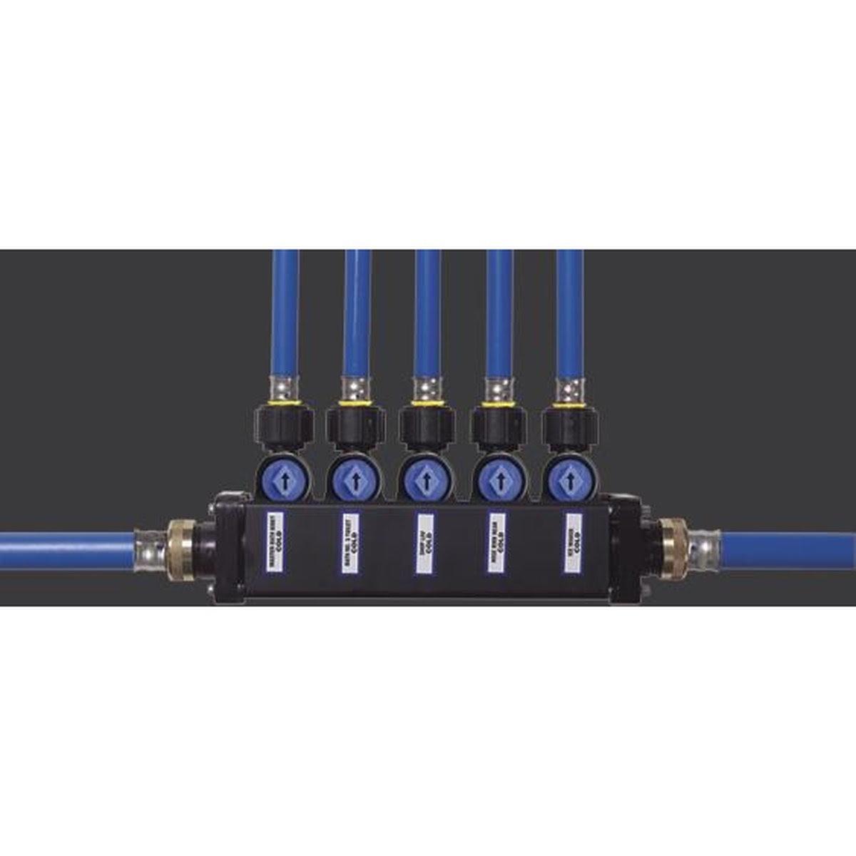 Viega 49083 (V5650) PureFlow MiniBloc Zoning Manifold 8 Port 1/2 in. Press (1 Each) - 2