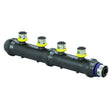 Viega 49206 (V5636.1) PureFlow Press Zero Lead Polymer Manifold 1 in x 1/2 in 6 Outlet Closed