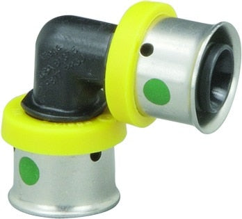 Viega 49220 (V5616) PureFlow Press 1/2 in. x 1/2 in. Polymer PEX Press 90 Degree Elbow (1 Each)