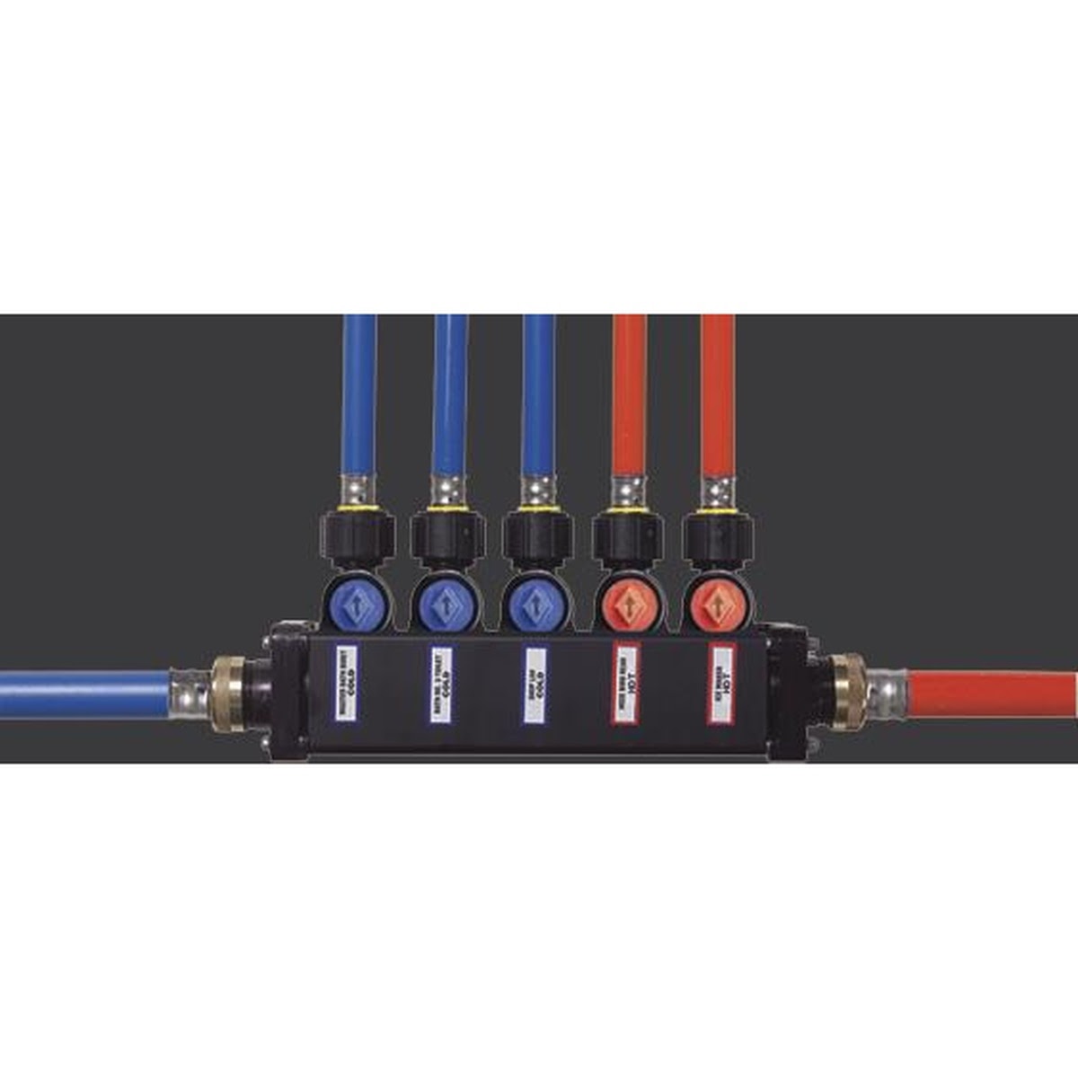 Viega 49410 (V5660) PureFlow MiniBloc Zoning Manifold 10 Port Half Inch Press Connection (1 Each) - 2