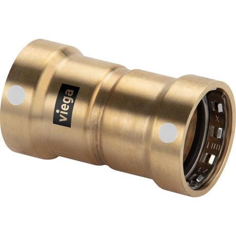 Viega 76565 (5915ZL) MegaPress FKM 1 1/2 in. x 1 1/2 in. Bronze Transition Coupling Press Fitting (1 Pack)