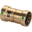 Viega 76630 (4815ZL) MegaPress Transition Coupling 2 in. x 2 in. Zero Lead Silicium Bronze (1 Pack)