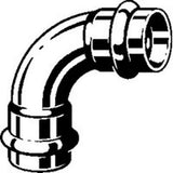 Viega 77042 (2916) ProPress 2 in. x 2 in. Copper Press 90 Degree Elbow Short (1 Each) - 3