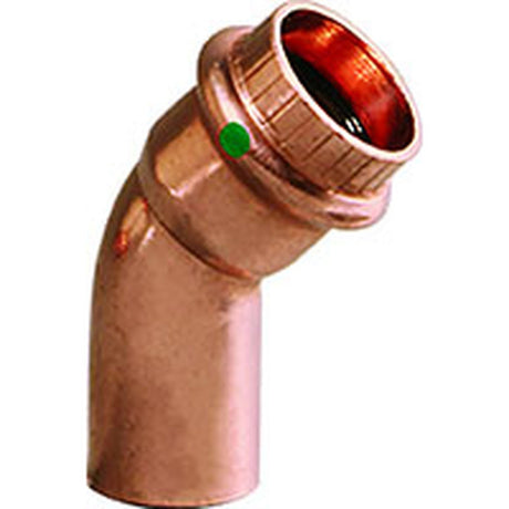 Viega 77068 (2926.1) ProPress 1-1/2 in Copper 45 Degree Street Elbow Press x FTG (1 Each)