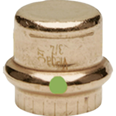 Viega 77732 (2956) 1 1/2 in. ProPress Copper Press Cap with EPDM Seal