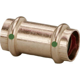 Viega 78192 (2915.3) 1 1/2 in. x 1 1/2 in. Copper ProPress No Stop Press Coupling (1 Pack)