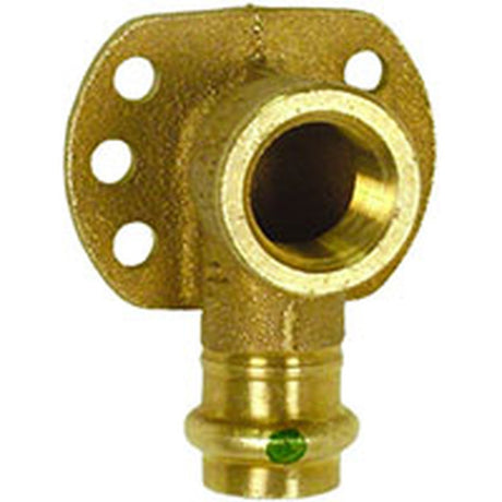 Viega 79190 (2925.5ZL) 1/2 in Press x 1/2 in FPT 90 Degree Drop Ear Elbow Bronze Zero Lead (1 Each)