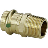 Viega 79275 (2911ZL) ProPress 1-1/2 in Press x 1-1/2 in MPT Bronze Adapter (1 Each)