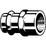 Viega 79325 (2912ZL) ProPress 1 in. Press x 3/4 in. FPT Silicium Bronze Adapter - 2