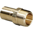 Viega 79375 (2911.1ZL) 1/2 in. ProPress FTG x 3/8 in. MPT Zero Lead Bronze Adapter (1 Each)