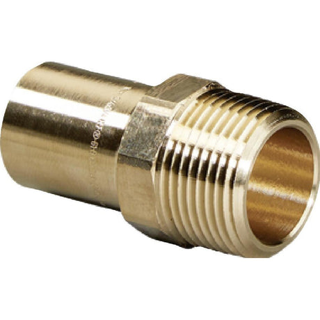 Viega 79375 (2911.1ZL) 1/2 in. ProPress FTG x 3/8 in. MPT Zero Lead Bronze Adapter (1 Each)