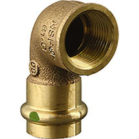 Viega 79540 (2914.2ZL) ProPress 3/4 in. Press x 3/4 in. FPT 90 Degree Bronze Elbow Zero Lead (1 Each)