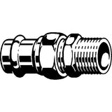 Viega 79755 (2965ZL) ProPress 2 in. Press x Male Pipe Thread Bronze Union (1 Pack) - 2