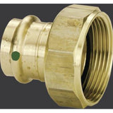 Viega 79805 (2957ZL) ProPress Bronze Tailpiece 3/4 in. Press x 1 in. Female BSP Union (1 Each) - 2